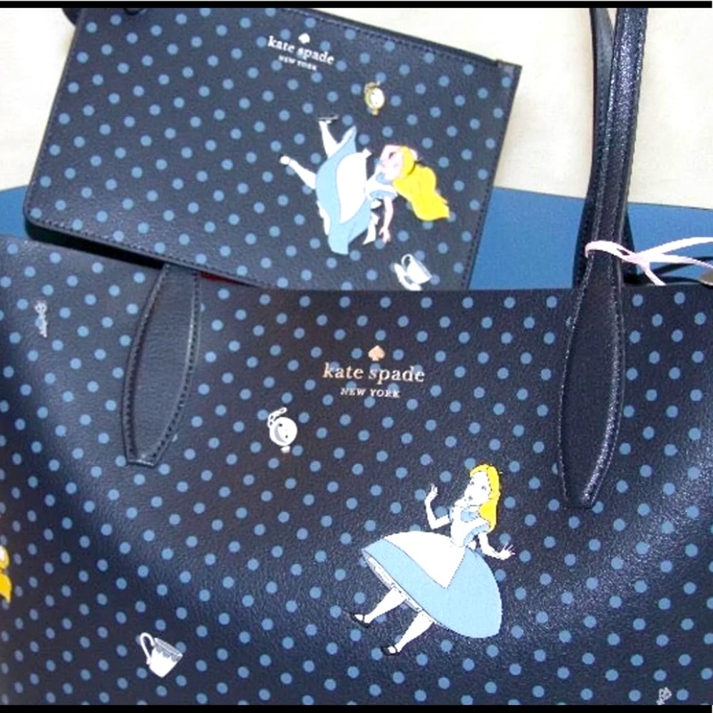 Brand New with tag Kate Spade Tote Bag & Wristlet! Disney